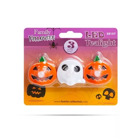 Family Halloween HALLOWEEN-I TEAMÉCSES SZETT,  3 DB / CSOMAG 58157