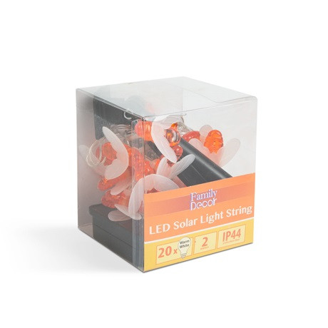 Family Decor SZOLÁR LED FÉNYFÜZÉR MÉHECSKÉS 58220