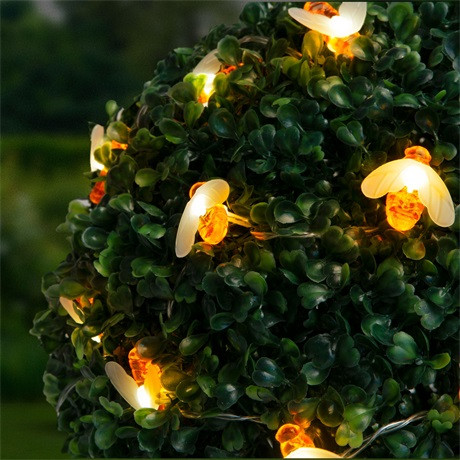 Family Decor SZOLÁR LED FÉNYFÜZÉR MÉHECSKÉS 58220