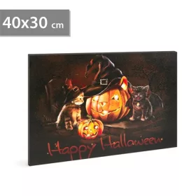   Family Halloween HALLOWEENI LED HANGULATKÉP 40 X 30 CM 58400