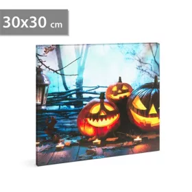   Family Halloween HALLOWEENI LED HANGULATKÉP 30 X 30 CM 58401