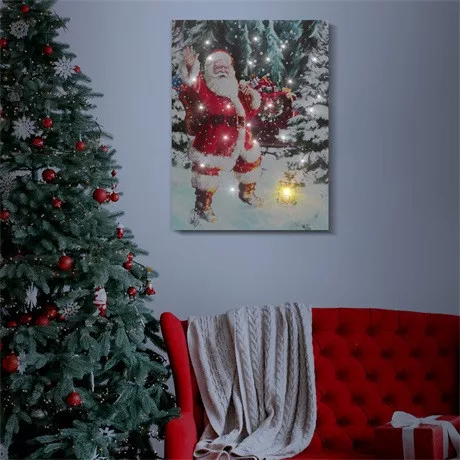 Family Christmas LED FALI KÉP 40 X 30 CM 58465