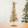 Family Christmas KARÁCSONYI DEKOR FÉM KARÁCSONYFA, ARANY 58622B