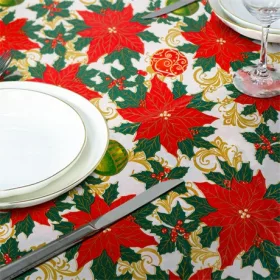   Family Christmas KARÁCSONYI ASZTALTERÍTŐ FLANNEL 132 X 178 CM 58652C