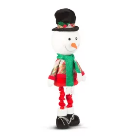  Family Christmas KARÁCSONYI TEXTIL HÓEMBER FIGURA TELESZKÓPOS LÁBBAL 58759B