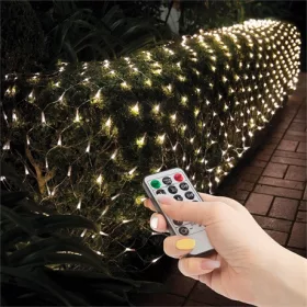 Family Decor LED FÉNYHÁLÓ 1,5X1,5 M MELEGFEHÉR 58908A