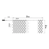 Family Decor LED FÉNYHÁLÓ 3X2M MELEGFEHÉR 58909A