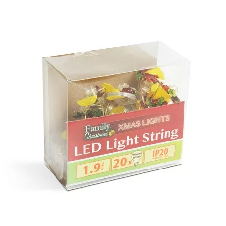 Family Christmas LED FÉNYFÜZÉR CSENGETTYŰ 58925