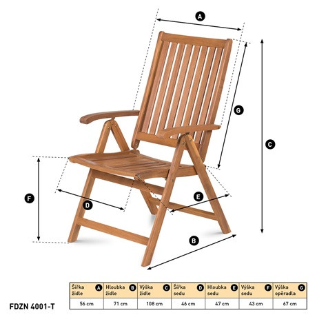 Fieldmann KERTI SZÉK FDZN 4001-T
