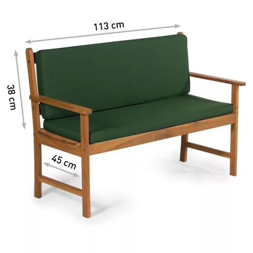 Fieldmann FDZN 9020 párna az FDZN 4013 kerti padhoz tervezve, zöld
