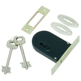   Flame RETESZZÁR, BEVÉSŐ, DUPLATOLLÚ, 45MMX20MM, 2 KULCCSAL, (PATKÓZÁR) 84648