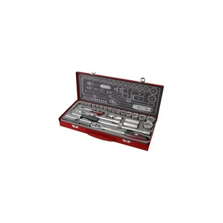 Fortum DUGÓKULCS KÉSZLET 1/2", 1/4", 50DB, 61CRV5 4700002