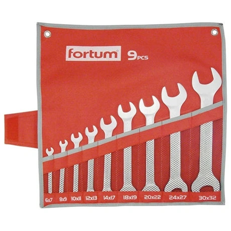 Fortum VILLÁS KULCS KÉSZLET 9DB, VÁSZON TOK 4730101