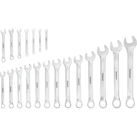 Fortum CSILLAG-VILLÁS KULCS KÉSZLET 21DB, 6-32MM 61CRV5, VÁSZON TOK 4730200