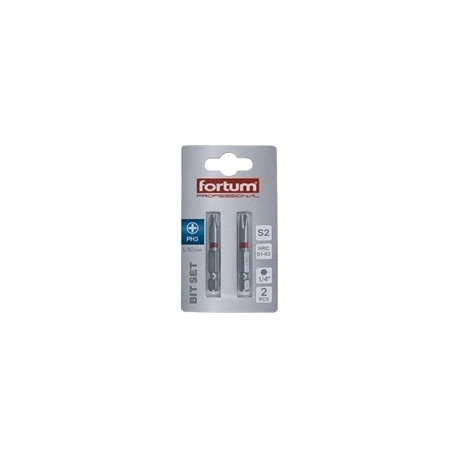Fortum BEHAJTÓHEGY PH, 2 DB, S2 ACÉL, PH 3×50MM 4741213