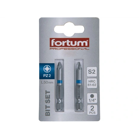 Fortum BEHAJTÓHEGY PZ, 2 DB, S2 ACÉL, PZ 2×50MM 4741312