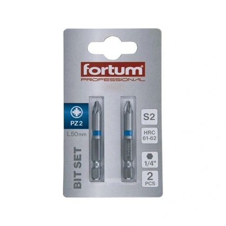 Fortum BEHAJTÓHEGY PZ, 2 DB, S2 ACÉL, PZ 2×50MM 4741312