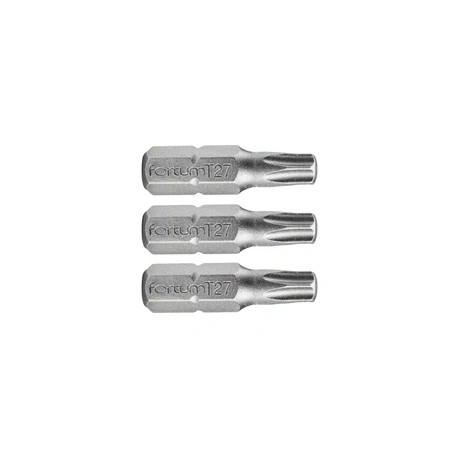 Fortum BEHAJTÓHEGY TORX, 3 DB, S2 ACÉL, T 10x25MM 4741410