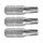 Fortum BEHAJTÓHEGY TORX, 3 DB, S2 ACÉL, T 45×25MM 4741445