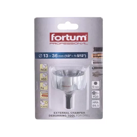 Fortum SORJÁTLANÍTÓ BIT, FÚRÓGÉPBE FOGHATÓ, 9 MM 4769003