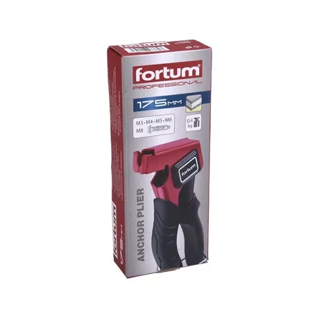 Fortum SZERELŐFOGÓ ÜREGES FÉMHORGONYHOZ/FÉM GIPSZKARTONDÜBELHEZ, EGYKEZES 4770640