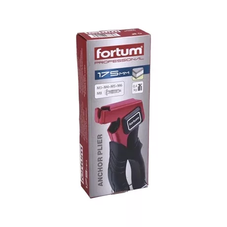 Fortum SZERELŐFOGÓ ÜREGES FÉMHORGONYHOZ/FÉM GIPSZKARTONDÜBELHEZ, EGYKEZES 4770640