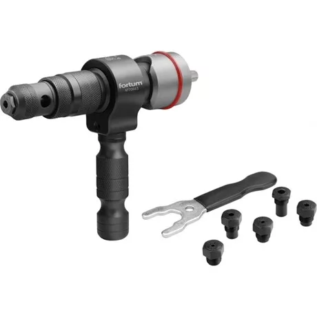 Fortum ADAPTER KÉSZLET FÚRÓGÉPHEZ, POPSZEGECSEKHEZ 4770663