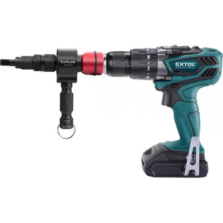 Fortum ADAPTER KÉSZLET FÚRÓGÉPHEZ, POP-NUT SZEGECSANYÁKHOZ, 6 DB 4770664