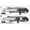 Fortum TAPÉTAVÁGÓ KÉS, AUTOMATIKUS PENGE VISSZAHÚZÁS, 18MM 4780022