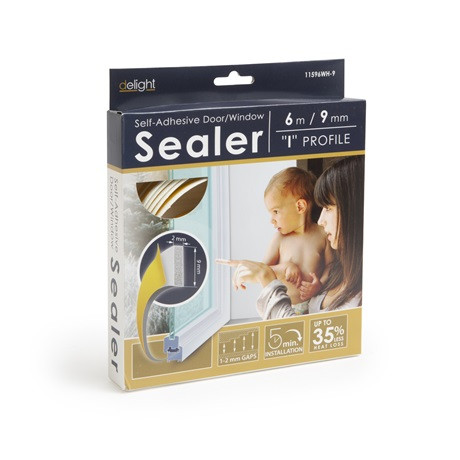 Garden of Eden NYÍLÁSZÁRÓ SZIGETELŐ ÖNTAPADÓS, I PROFIL, 6 M, 9 MM 11596WH-9