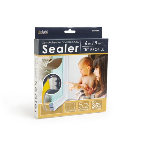 Garden of Eden NYÍLÁSZÁRÓ SZIGETELŐ ÖNTAPADÓS, E PROFIL, 6 M, 4 MM 11598WH