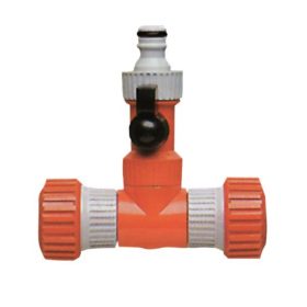 Kuplungos &quotT" alakú elágazó 1db csappal