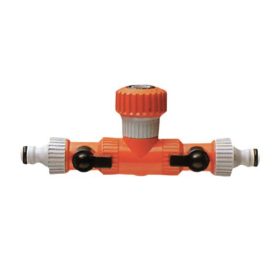 Kuplungos &quotT" alakú elágazó 2db csappal