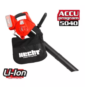  Hecht 94402 IN 1 - Akkumulátoros lomb fúvó-szívó, akku+töltő nem tartozék