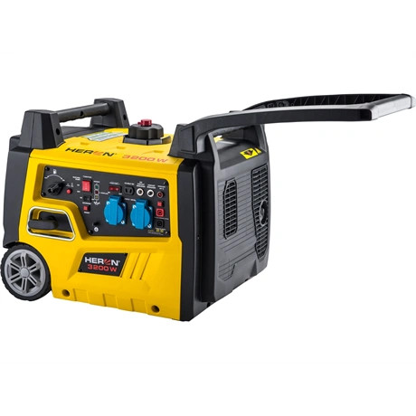 Heron ÁRAMFEJLESZTŐ BENZINMOTOROS, TÁV- ÉS ÖNIDÍTÓVAL 3,0 KVA, 230V, 1 FÁZISÚ, INVERTERES 8896222