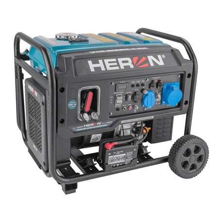 Heron ÁRAMFEJLESZTŐ BENZINMOTOROS, 6 KVA, 230V, 1 FÁZISÚ, INVERTERES 8896233
