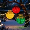 @home - xmas VILÁGÍTÓ DEKORÁCIÓ, GÖMBDÍSZ, 60 LED, 60 X 83 CM, PIROS 59772C