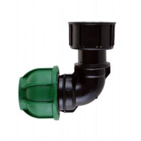 KPE hollanderes szelepkötő könyök 25x1H