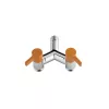 Colortap kerti csap ECO dupla, Y 1/2" - 3/4"x 3/4" - terracotta