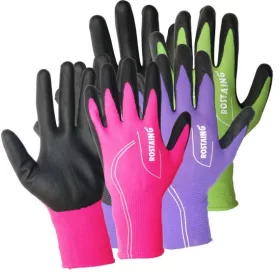  Rostaing Maxfeel Nitril mikrohab érintőképernyős kesztyű 9-10es méret, szürke