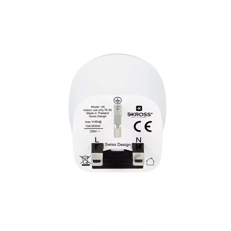 Skross UTAZÓADAPTER - EUROPE TO UK SKR1500230E