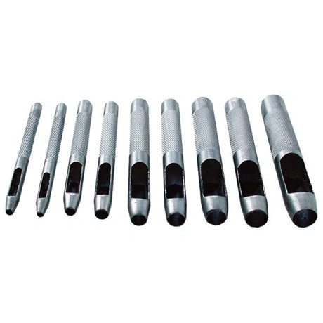 Noname BŐRLYUKASZTÓ KÉSZLET, MŰANYAG TARTÓBAN, 9DB, 2,5-10MM 10266