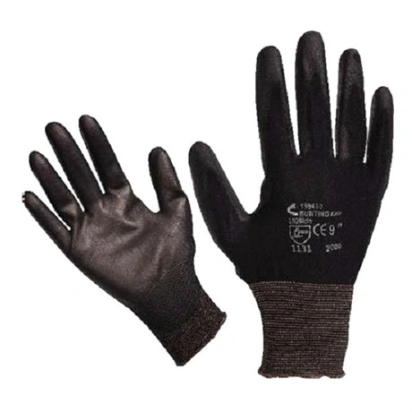 Noname KÖTÖTT KESZTYŰ FEKETE NYLON, L-ES MÉRET 9', POLIURETÁNBA MÁRTOTT TENY. ÉS UJJHEGY 865107