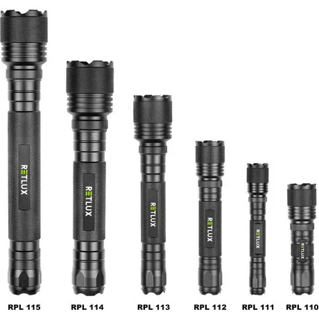 Retlux ZSEBLÁMPA 5W T6 ALU 3AAA RPL 110