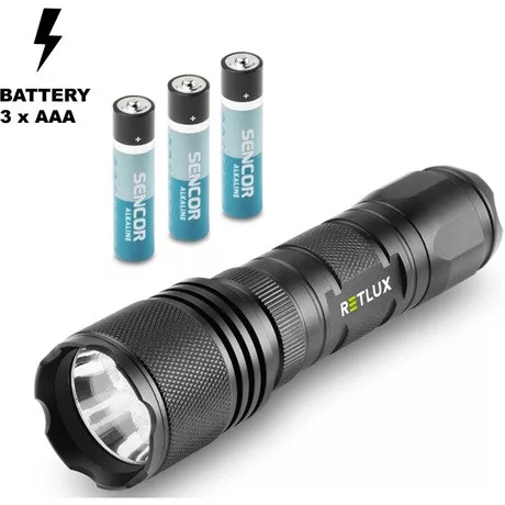Retlux ZSEBLÁMPA 5W T6 ALU 3AAA RPL 110
