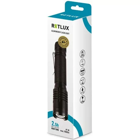 Retlux ZSEBLÁMPA 10W LED  ALU 6AAA RPL 48