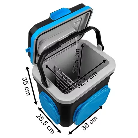 Sencor AUTÓS HŰTŐTÁSKA 12 V/230 V 24L SCM 3224BL-EUE3