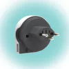 Q2POWER 1.100210 utazóadapter, World to Switzerland USB, indulási ország: AUS/CHINA, IT, UK, CH, BRAZIL, USA, EURO, célország: CH, USB port