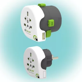   Home by Somogyi Utazóadapter Qdapter 360 USB" Q2" - 2.100130