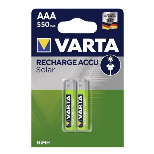 Varta AAA akkumulátor 550 mAh 2 db/csomag Solar